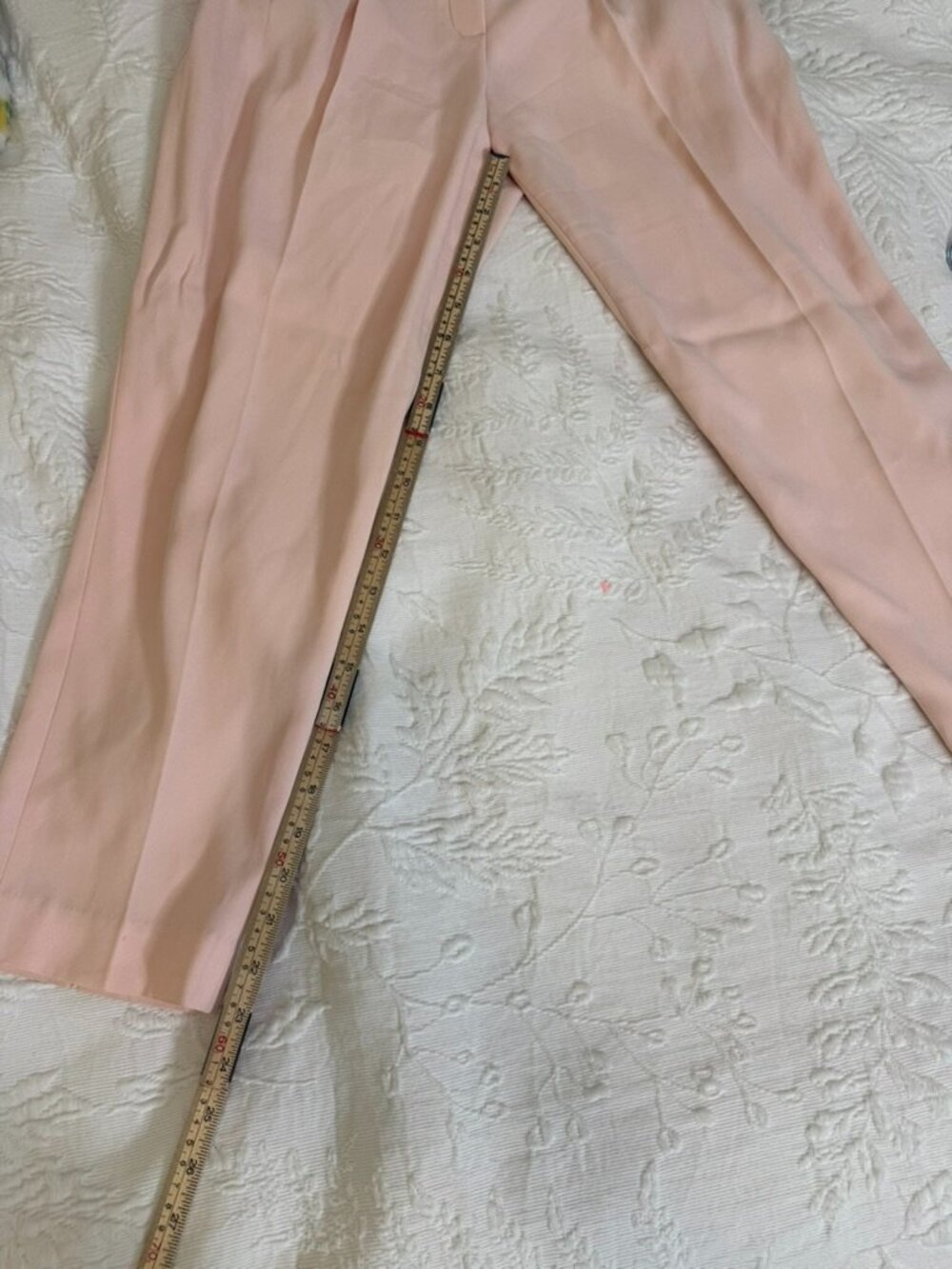 Aritzia Babaton Atelier Blush Pink Pleated Trousers Size 4 - Picture 9 of 10